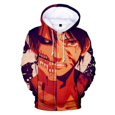 China Custom Anti-wrinkle Factory Price Logo Anime 3D Printed Sublimation Mens Clothing Hoodies Pullover,Zip Hoodie Custom for sale