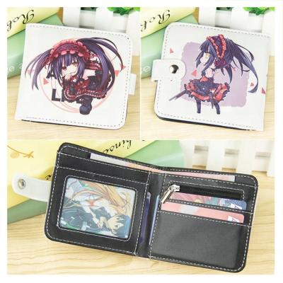 China Customized Waterproof Anime Product Blade Tanjirou Nidou Bank Card Demon Slayer Kimetsu Long No Yaiba Wallet Purse for sale