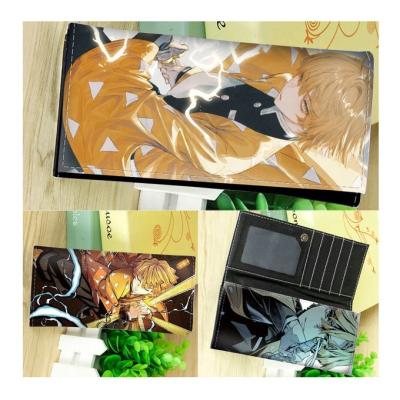 China Waterproof Custom Wholesale Anime Cartoon Wallet PU Wallet Anime Boy and Student Wallet for sale