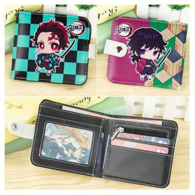 China Hot Selling Anime Demon Slayer Kimetsu Wallet Waterproof, Key Storage Bag Case, Kimetsu No Yaiba Wallet for sale