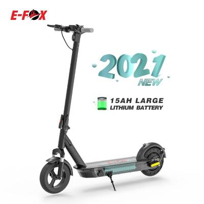 China New X10 500W 45KM Free Shipping E-FOX 2021 Range DDP Service Electric Folding Electric Scooter Unisex 2021 for sale