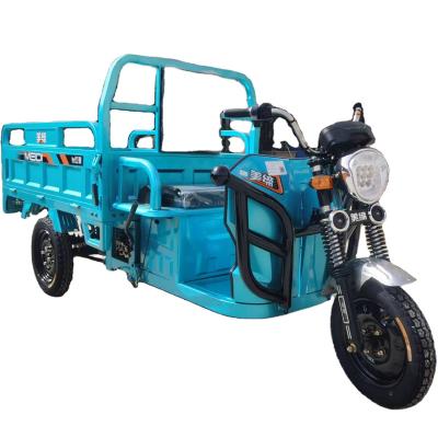 China electric cargo cargo tricycle with open cabin used in farm electric tricycle for sale