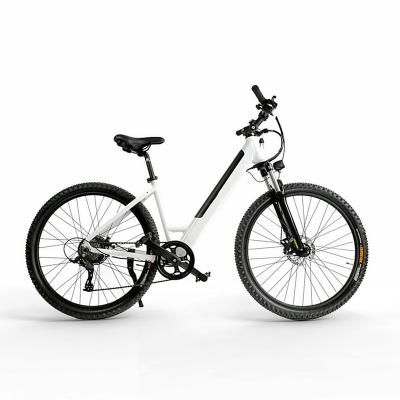 China Factory sale cheap white aluminum alloy various aluminum alloy 27 inch electric mountain bike for sale