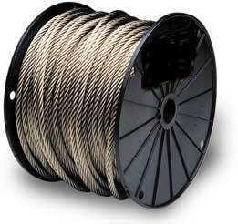 China 6x36 (14/7+7/7/1) IWRC Marine Grade Stainless Steel Wire Rope for Luffing ropes for sale