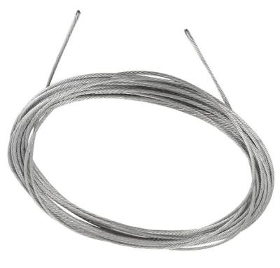 China 10 Meters 2mm Stainless Steel Wire Rope Cabel Fibre Core High Tensile Reliability for sale