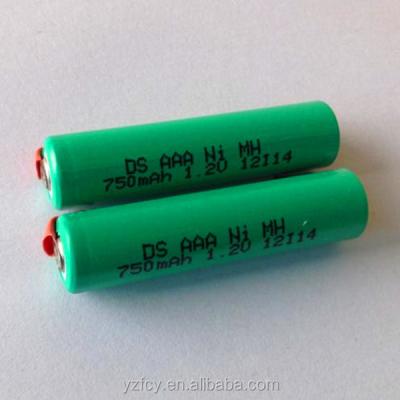 China 1.2v 750mah Ni-MH AAA battery pack battery packs 1.2v nimh AAA for sale