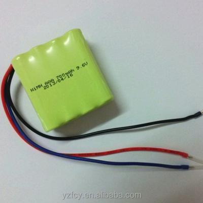 China 4/3A 3800mah 4.8V 4S1P rechargeable nimh battery torch Ni-MH type pack for sale