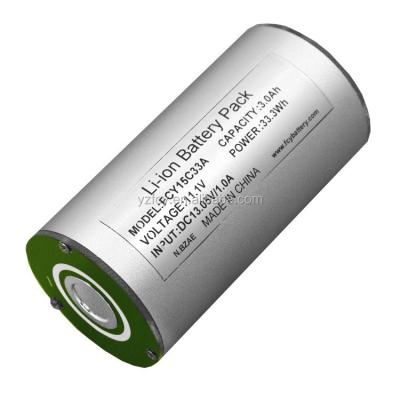 China Cylindrical stainless steel lithium battery 12v 3000mah lithium ion battery (shell) with 12v battery cheap price for sale