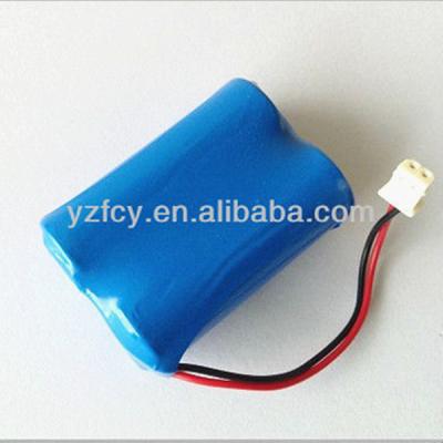 China rechargeable torch 18500 6.4v lifepo4 battery pack at wholesale price for sale