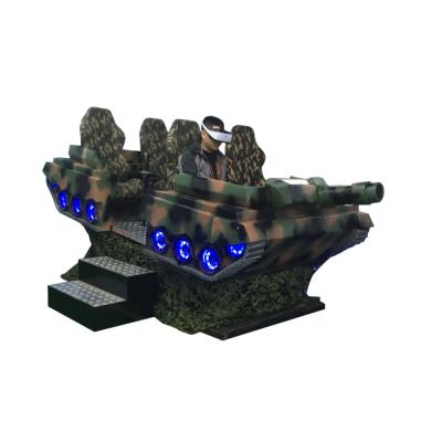 China Win money 9D virtual reality VR amusement park tank cinema machine 9d cinema simulator 9d vr tank cinema machine for sale