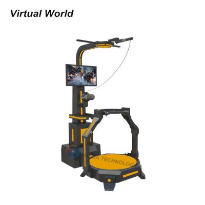 China China Supplier 9D VR Treadmill Amusement Gun Games Machine Omni VR Walker Earn Money Shooting VR Shooting Walking Platform 110*100*130cm for sale