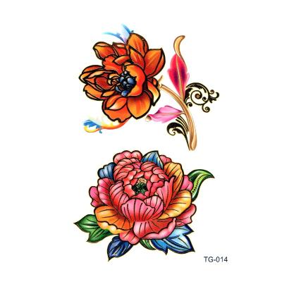 China TG-014 Temporary Water Tattoo Sticker Tiger Tattoo Stickers Sticker For Packaging for sale