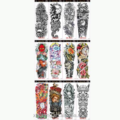 China Stylish Women or Men Temporary Tattoo Sticker Partly Baody Art Sticker Temporary Tattoo Sleeve for sale