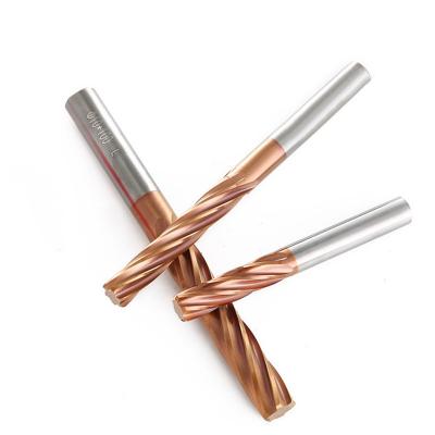 China Solid Custom Carbide HSS Spiral Reamer Straight Slot Carbide Steps Welding Reamer Hand Machine CNC for sale