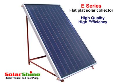 China Selective Absorb Coating Flat Plate Solar Collector Residential House Applications for sale