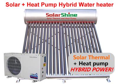 China 150L / 260L / 320L Capacity Solar Heat Pump Water Heater 0.6 Mpa Working Pressure for sale