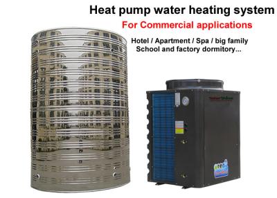 China All In One Energy Saving Commercial Heat Pump Water Heater Long Life Span for sale