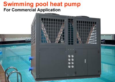 China Black Color Hotel Heat Pump 4.10 - 4.13 Cop Titanium Tube Heat Exchanger for sale