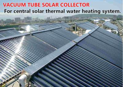 China Commercial Vacuum Tube Solar Collector Vertical Mounted 25 - 30 Tubes / Set for sale