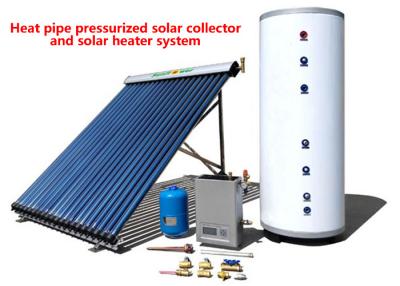 China Calentador de agua solar conveniente del tubo de calor toda la estructura axial del Co del tubo doble de cristal en venta