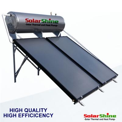 China Tipo compacto uso solar del hogar del calentador de agua de la placa plana 0.6Mpa Residentail en venta