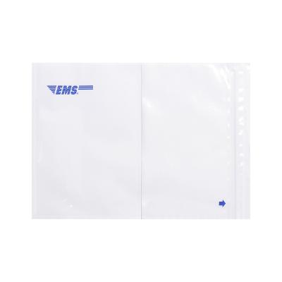 China Transport Industry 200*275mm Clear Plastic Carrier Bag1000pcs/Special Courier Pocket International Parcel Short Side Cardboard Opening EMS for sale