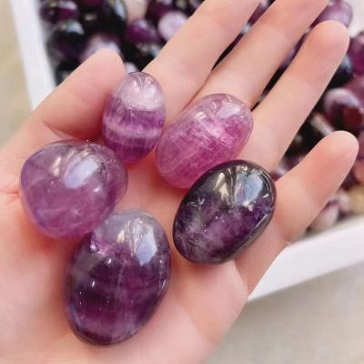 China High Quality Natural Gemstone Fluorite Crystal Rough Stone For Feng Shui Purple Decoration Wholesale From China for sale