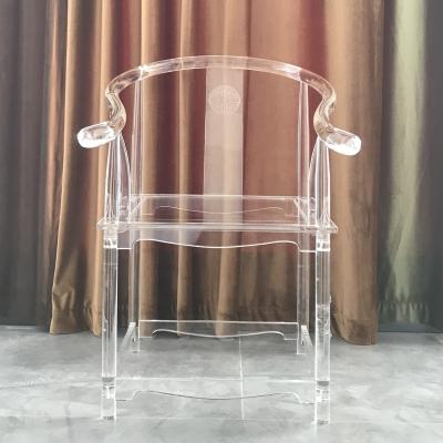 China Modern Factory Custom High Quality Luxury Acrylic Coffee Bar Wedding Chair Dining Chair for sale