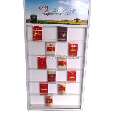 China Custom Acrylic+MDF cigarette retail display /acrylic cigar display stand/MDF smoke display rack for sale