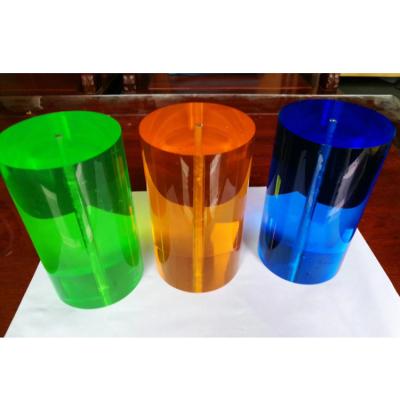 China High Polished Acrylic Extruded Rod Customize Acrylic Rod Colorful Acrylic Plastic Bar Led Lighting Acrylic Rod for sale