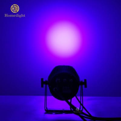 China Bars and Night Clubs Feature Lighting Factory Price 7*18W Wall Dyeing Light RGBWAUV 6 in 1 LED Par Flat Panel Light for sale