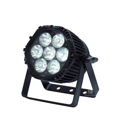 China Bars and Nightclubs 7pcs*12W Dyeing Light LED Par Light for Stage Effect Disco DJ Event Performance Lighting Equipment for sale