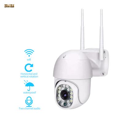 China PAN-TILT SWGJ 1080P Wifi Wireless CCTV Camera Dome IP Home Camera Outdoor Colorful Security Nearby for sale