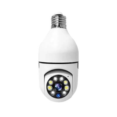 China PAN-TILT SWGJ V380-1Light Wireless Mobile Phone Camera HD Night Vision 360 Bulb Camera 360 wifi remote indoor and outdoor home monitor for sale