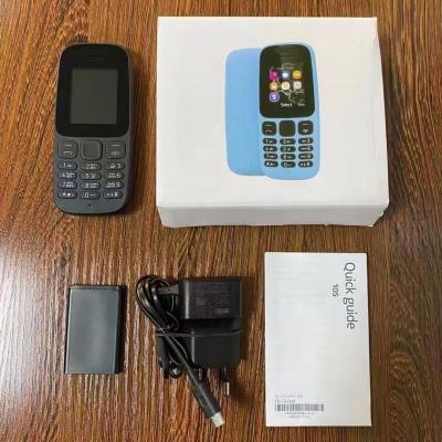 China OEM SIM Card Wholesale 1.7 inch dual sim dual sim dual bar mini standby phone for Nokia 105 feature phone for sale