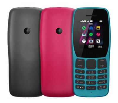 China Wholesale OEM 2G Dual Camera 0.3mp Camera 0.3mp Dual SIM Card Standby Dual sim Mini Bar Feature Phone For Nokia 110 for sale