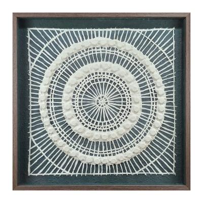 China Modern Home Decoration Accessories Wall Art Handmade Paper Shadow Box Frame for sale