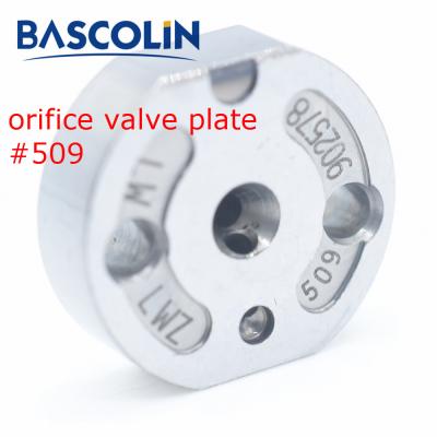 China BASCOLIN common rail injector valve plate #509 for denso g3 series fuel injector orifice plate JRC3 control valve for sale