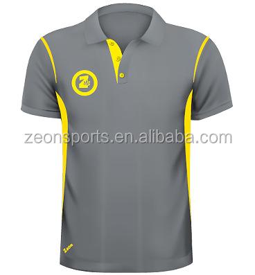 China 100% Polyester 100% Polyester Sports Shirts Golf Clothes Quick Dry Polo Shirts for sale