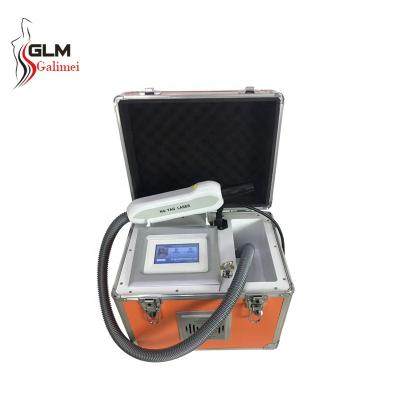 China Portable pore remover 1064nm 1036nm 532nm tattoo removal machine portable ND yag laser for sale