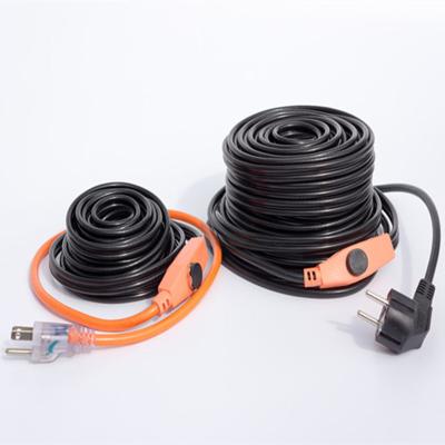 China roof & Gutter Defrosting Twin Conductor Water Pipes Freeze Protection PTC Heating Trace Cables for sale