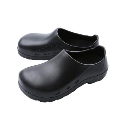 China EVA Factory EVA Chef Shoes With Steel Toe Clogs Non-Slippery Hotel Kitchen Kitchen Rubber Safety Shoes for sale