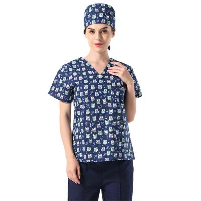 China High quality and cheap scrubs hospital set senior medical unisex nursing surgical gown uniform pants suit for sale