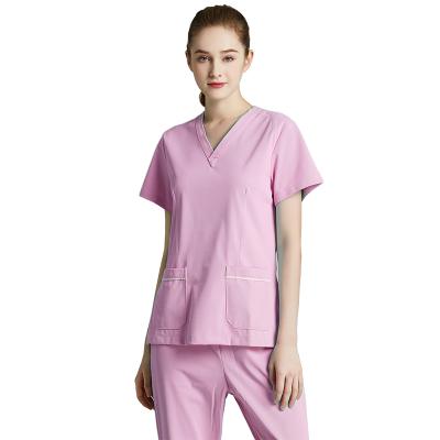 China Hospital Customized Polyester Hospital Nurse Nursing Uniform Suit for sale