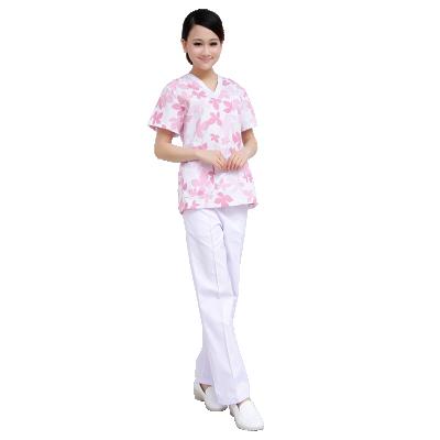 China Hospital Factory Outlet Polyester Cotton Hospital Nurse Nursing Uniform Set for sale