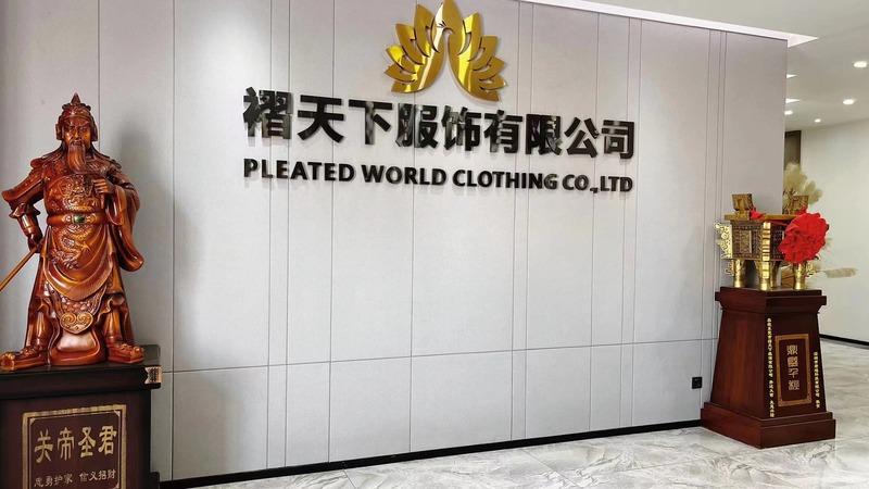 Verified China supplier - Dongguan Pleated World Clothing Co., Ltd.