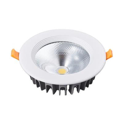 China Modern Modern Style Ceiling Led Downlight 15W Cob Recessed Down Light For Hotel And Mall for sale