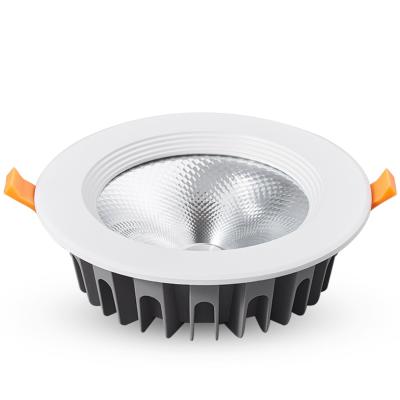 China Modern Wholesale Cob Led Ceiling Downlight From China Factory 10W 15W 25W 40W Dimmable for sale