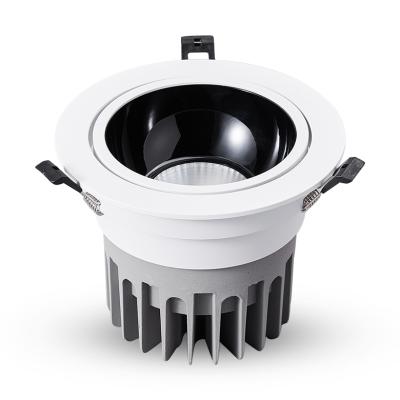 China Small Anti-glare Recessed Outdoor Mount Led 40 Watt Dimmable Spot Light Hotel Modern Bedroom Ceiling Small Trimless Downlight for sale