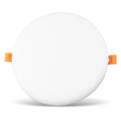 China Modern 12w 18w 24w 30w Outdoor Or Enclosed Aluminum Housing Frameless Round Led Panel Light for sale